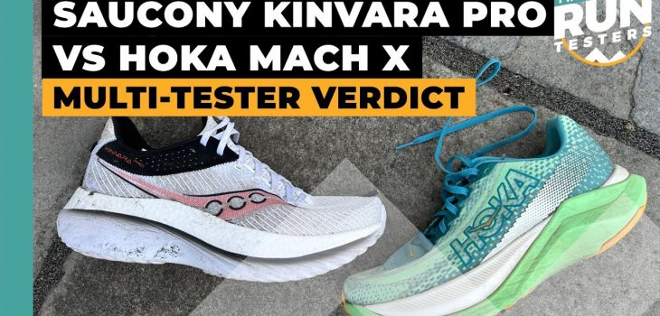 Hoka Mach X vs Saucony Kinvara Pro: Which plated cushioned shoe should you get?