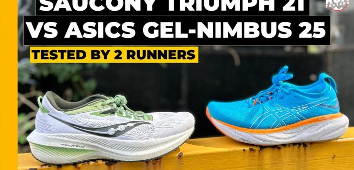 Asics Gel-Nimbus 25 vs Saucony Triumph 21: Top cushioned shoes compared