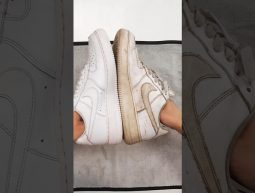 ASMR Shoe Cleaning Nike Air Force 1