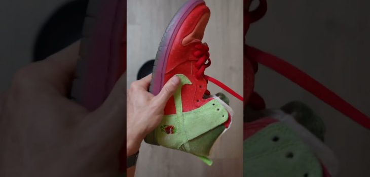 Nike Strawberry Cough Dunk ASMR Cleaning