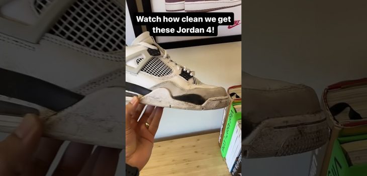 How To Clean Your Jordan 4 Military Black