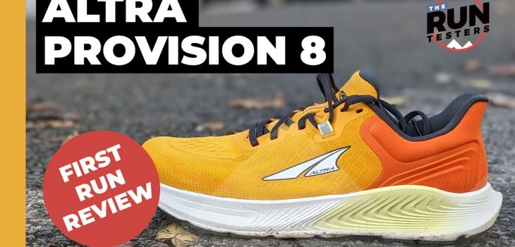 Altra Provision 8 First Run Review | We test the zero drop stability shoe