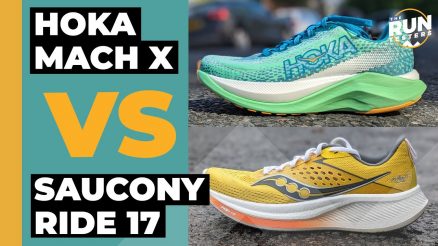 Hoka Mach X Vs Saucony Ride 17 | We compare the two daily running shoes